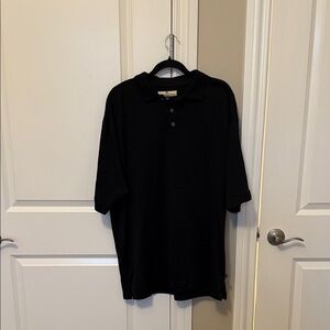 NWT Tommy Bahama Classic Black Polo Shirt